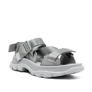 Alexander McQueen Touch-Strap Size 10M Chunky Gray Men's Sandals